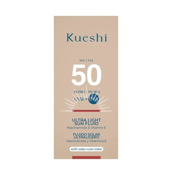 Kueshi Ultra Light Sun Fluid Color Spf50   50Ml 1