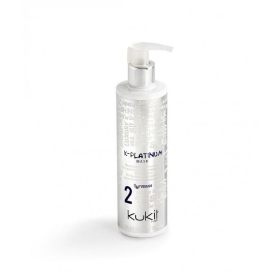 Kukit K-Platinum Mascarilla Matizador Anti-Amarillo Para Rubios, Mechas Y Canas 300 Ml 0