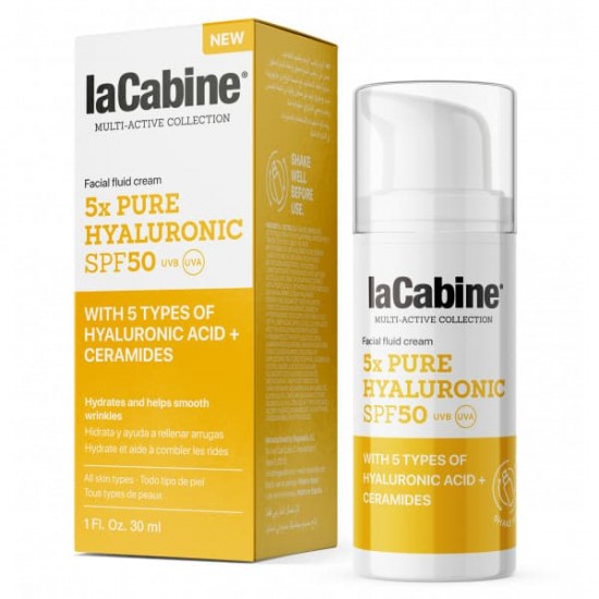 LaCabine 5x Pure Hyaluronic Crema Facial SPF50 30ml 0