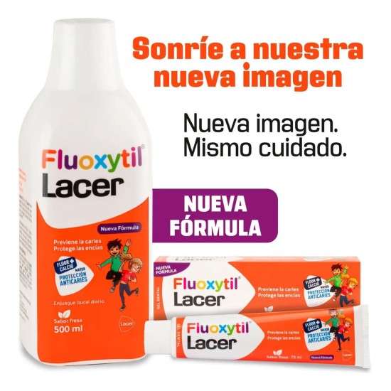 Lacer Flúor Colutorio Junior Diario 500Ml 1
