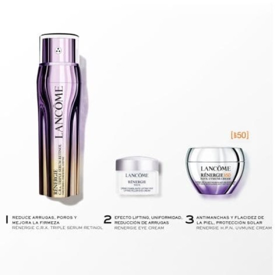 Lancôme Rénergie CRX Triple Serum Retinol Estuche 2