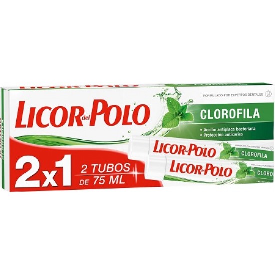Dentífrico Licor Del Polo Clorofila 2X1 Duplo 0