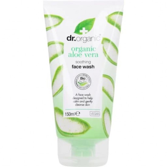 Dr Organic Limpiador Facial Aloe Vera 150Ml 0