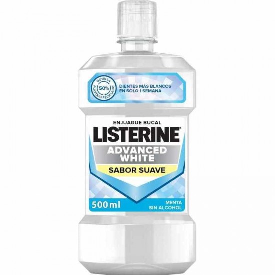 Listerine Elixir Blanqueador 500Ml- Sabor suave 0