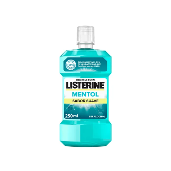 Listerine Elixir Zero Alcohol Mentol 250Ml 0