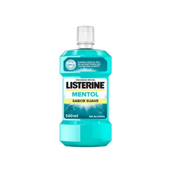 Listerine Elixir Zero Alcohol Mentol 500 0