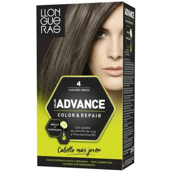 Llongueras Color Advance Profesional 4 Castaño Medio 0