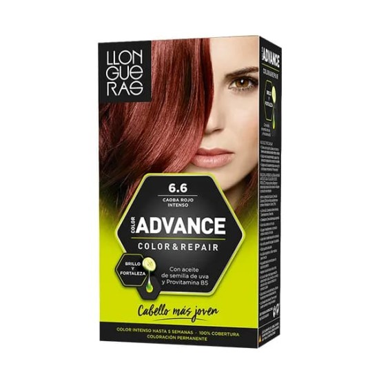 Llongueras Color Advance Profesional 6.6 Caoba Rojo Intenso 0