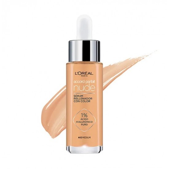 L\'oreal Maquillaje Accord Parfait Nude Serum 4-5 Medium 1