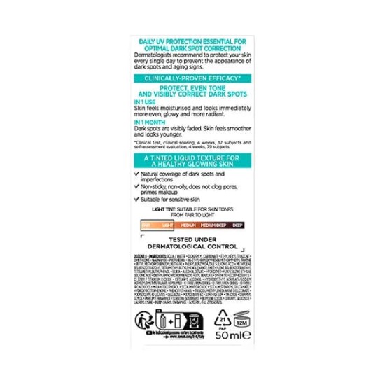L\'Oreal Bright Reveal Ligth Fluido Antimanchas Spf 50 3