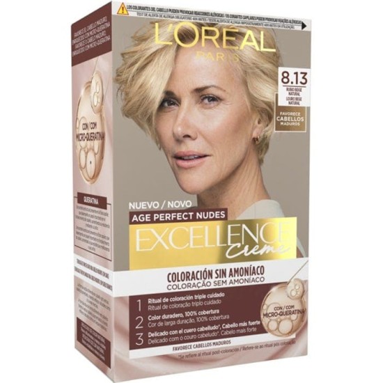 L\'Oreal Excellence Creme Age Perfect Nudes 8.13 Rubio 1