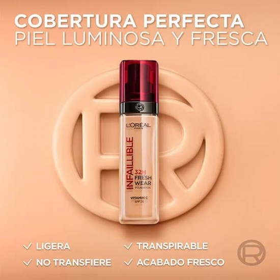 L\'oreal Maquillaje Infalible 32H Fresh Wear 132 5