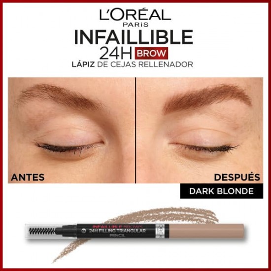 Loreal Infalible Brow Expert Cejas 6 Dark Blonde 1