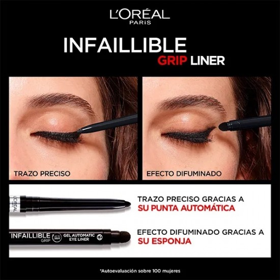 Loreal Infalible Grip Gel Automatic Eyeliner Taupe Grey 3