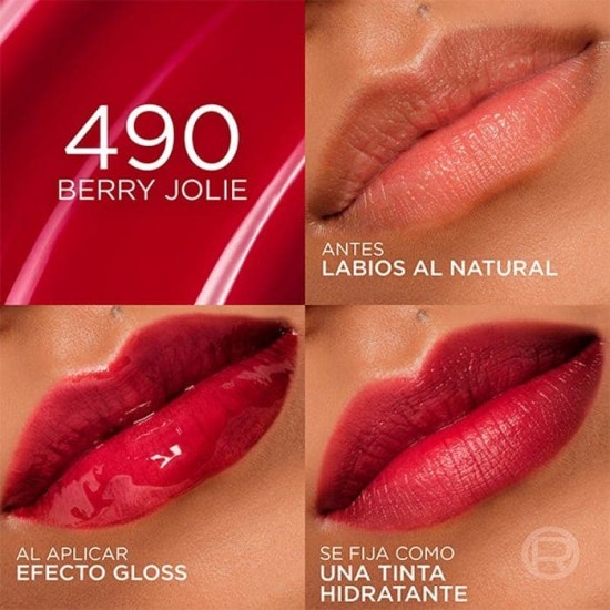L\'Oreal Labial Hyaluronic Tint 490 Berry Jolie 2