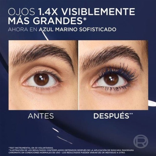 L\'Oreal Máscara de Pestañas Panorama Chromatic Bleu 3