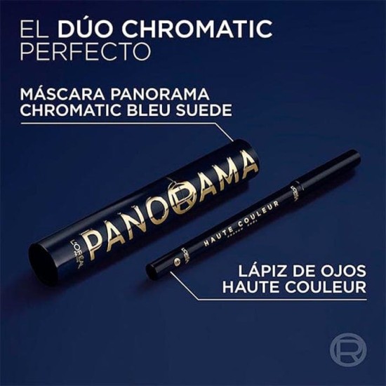 L\'Oreal Máscara de Pestañas Panorama Chromatic Bleu 6