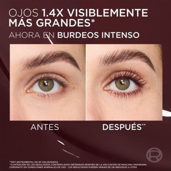 L\'Oreal Máscara de Pestañas Panorama Chromatic Bordeaux 3