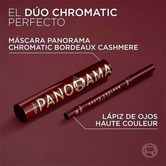 L\'Oreal Máscara de Pestañas Panorama Chromatic Bordeaux 6