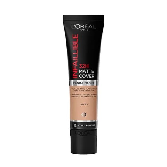 L\'oreal Maquillaje Infalible 32H Matte Cover 110 Vainille Rosé 0