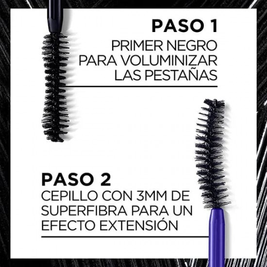 Loreal Pro XXL Extensión Máscara Negra 3