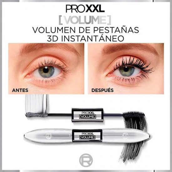 Loreal Pro XXL Volumen Máscara Negra 1