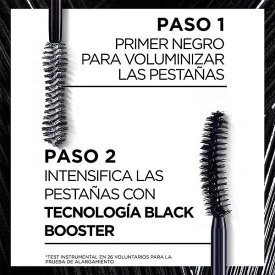 Loreal Pro XXL Volumen Máscara Negra 3