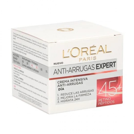 Loreal Retinol Peptidos 45+ Antiarrugas Día 50 Ml 1