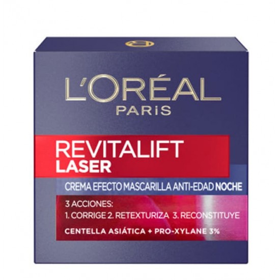 Loreal Revitalift Laser Efecto Mascarilla Anti Edad Noche 50 Ml 1