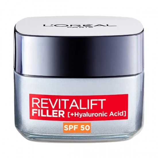 Loreal Revitalift Filler Ácido Hialurónico Día SPF50 50Ml 0