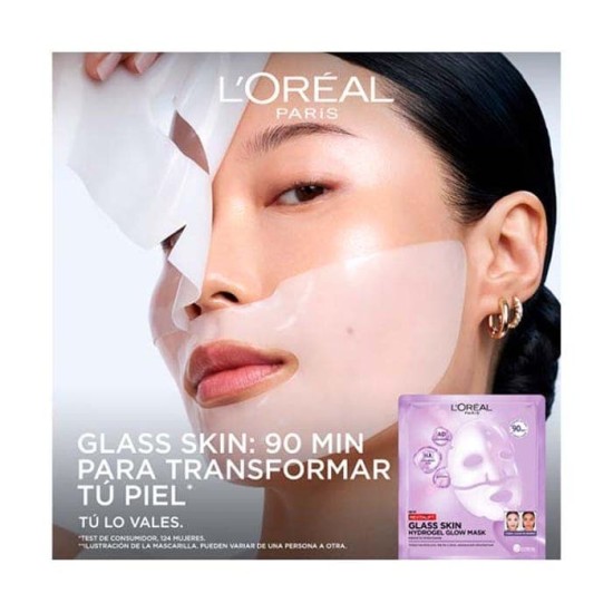 L\'oreal Revitalift Filler Glass Skin Hydrogel Glow Mask 2