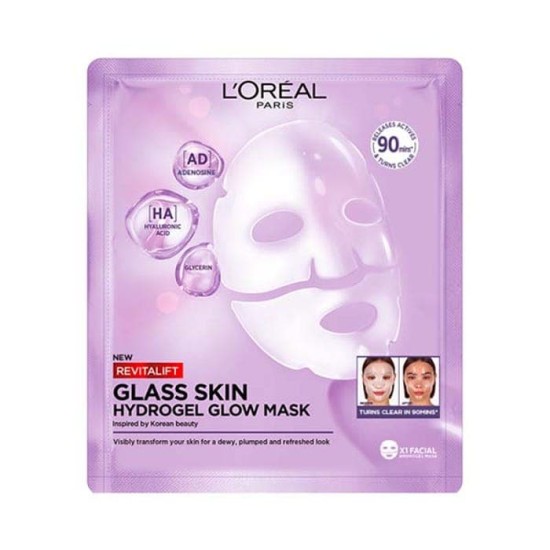 L\'oreal Revitalift Filler Glass Skin Hydrogel Glow Mask 0