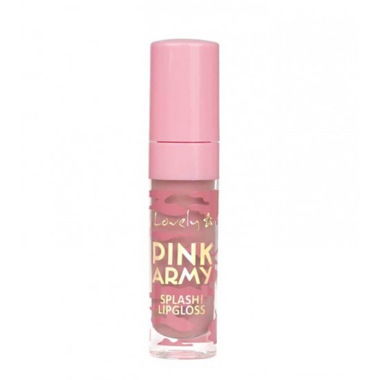 Lovely Pink Army Lip Gloss Splash N3 0