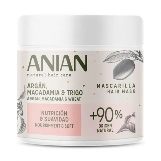 Mascarilla Anian Argán, Macadamia y Trigo 350ml 0
