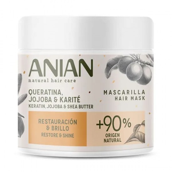 Mascarilla Anian Queratina, Jojoba y Karité 350 ml 0