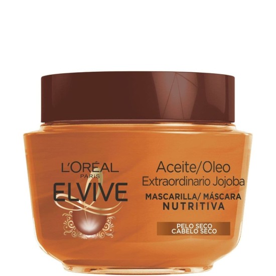 Mascarilla Elvive Aceite Extraordinario Jojoba 300Ml 0