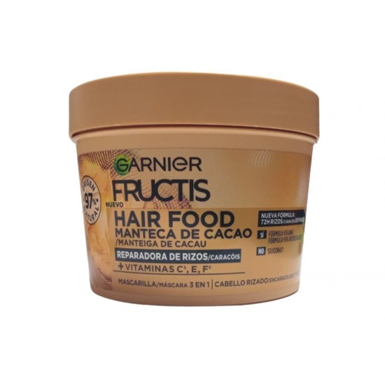 Mascarilla Fructis Hair Food Manteca De Cacao 400Ml 0