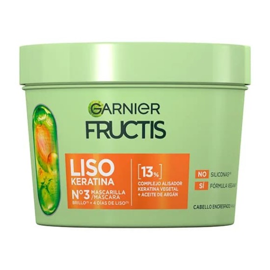 Mascarilla Fructis Liso Keratina 200Ml 0