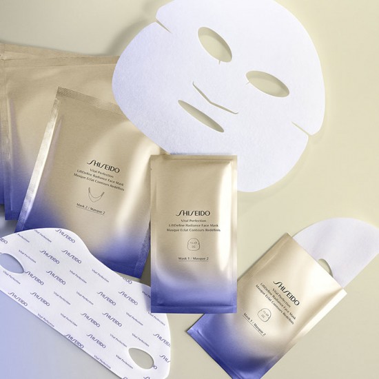 Shiseido Vital Perfection Liftdefine Radiance Face Mask 6 Sets 3
