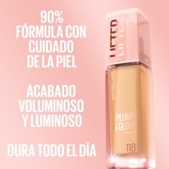 Maybelline Base de Maquillaje Lifter Plump & Go 336 4