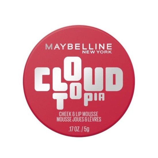 Maybelline Cloudtopia Cheek & Lip Mousse 02 Ethereal Rouge 0