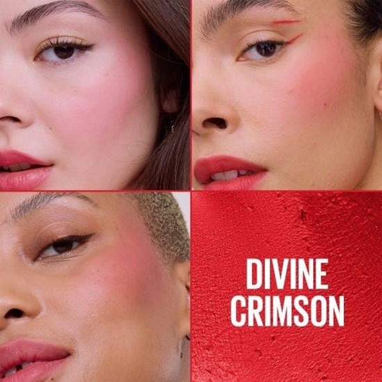 Maybelline Cloudtopia Cheek & Lip Mousse 03 Divine Crimson 2