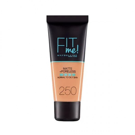Maybelline Fit Me Matte&Poreless 250 Sun Beige 0