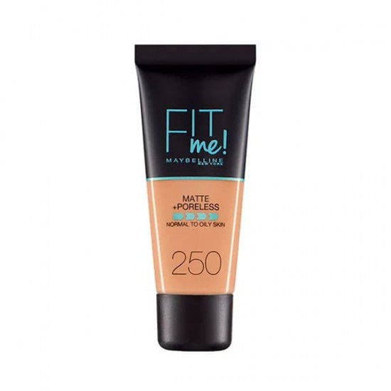 Maybelline Fit Me Matte&Poreless 250 Sun Beige 0