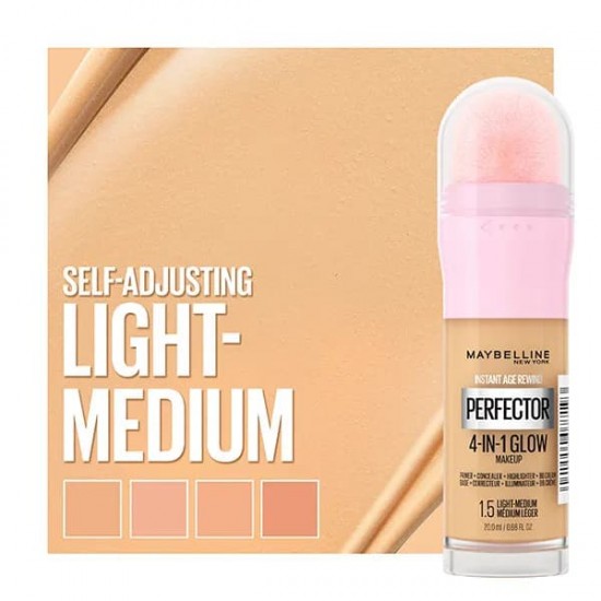 Maybelline Instant Perfector Glow 4en1 1.5 Light Medium 2