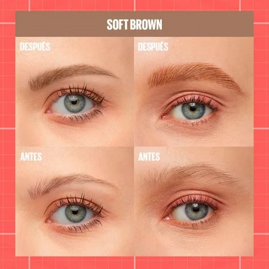 Maybelline Perfilador de Cejas Build a Brown 255 Soft 3