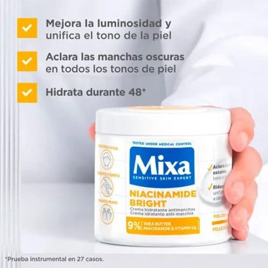 Mixa Crema Hidratante Corporal Antimanchas 400Ml 2