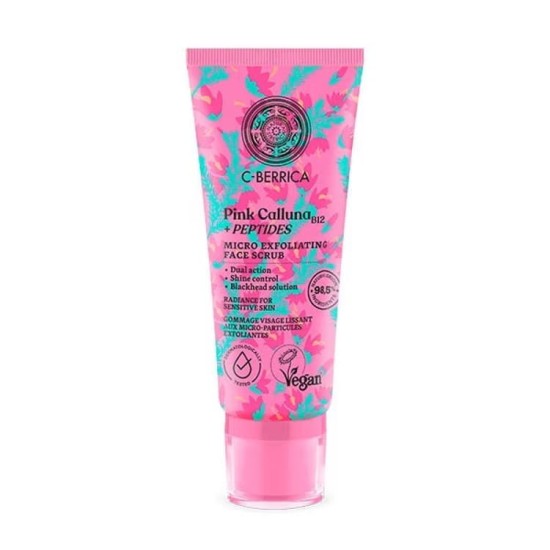 Natura Siberica Pink Calluna Exfoliante Facial con Micropartículas 100Ml 0