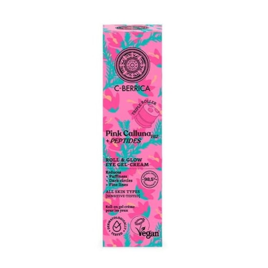 Natura Siberica Pink Calluna Roll & Glow Eye Gel-Cream 20 ml 0