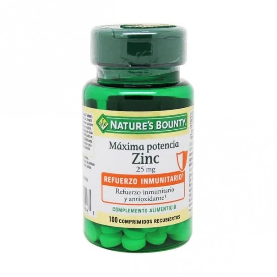 Nature´S Bounty Zinc 100 Comprimidos 0